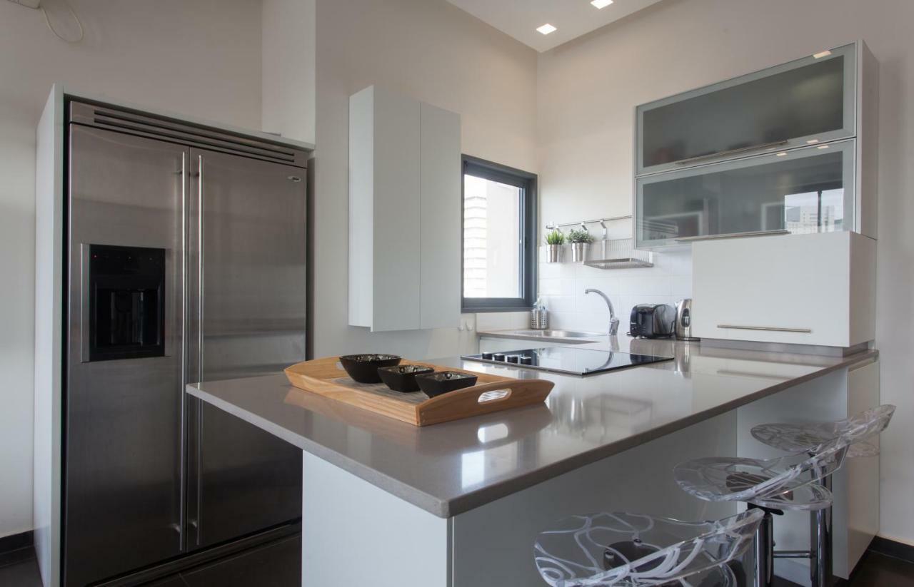 Luxury Penthouse 2 Bed Near Rothchild Apartment Tel Aviv Bagian luar foto